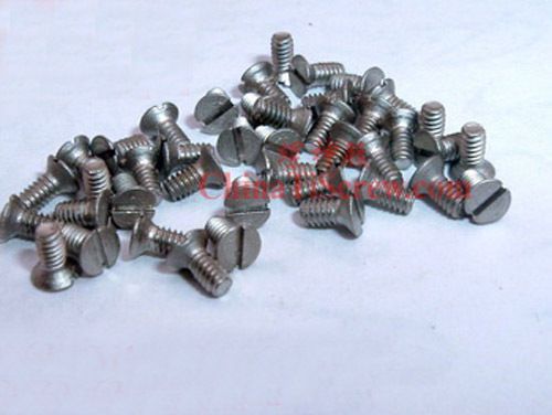 M1.2 m1.4 titanium slotted socket screws ti bolts countersunk head screw bolt for sale