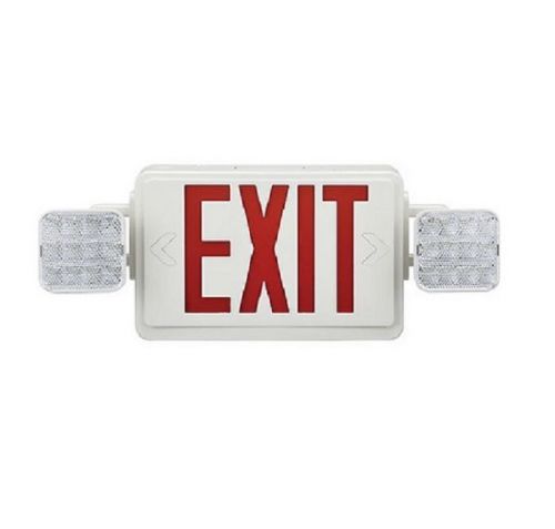 LED Exit Sign Emergency Light Exit Signs Exits Door Light-Up New  120/277 Volts