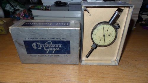 Vintage Standard Gage co no 11b Dial Indicator w/Original Box