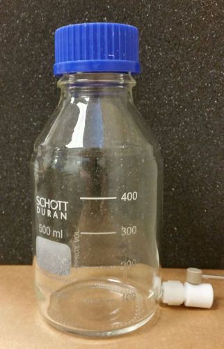 Microliter analytical solvent bottle 500ml 6mm conn # lpal.500mv leap pal for sale