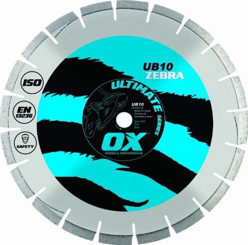 Ox OX OX-UB10-6 Ultimate Abrasive 6-Inch Diamond Blade, 7/8-Inch-5/8-Inch Bore