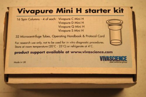 VivaScience VivaPure Mini H Starter Kit Protein Purification Qty: 1 Kit New