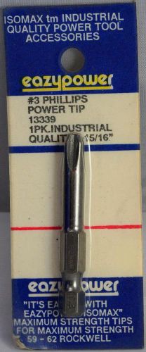 Isomax eazypower tools #3 phillips power tip insert screw driver bit tip 13339 for sale