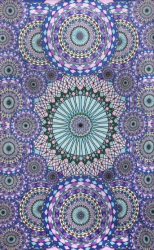 Sunshine Joy 3D Geometric Rings Tapestry Tablecloth Beach Sheet 60x90 Inches -