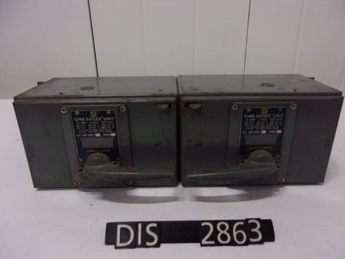 Square D 600 Volt 30 Amp Fused QMB Saflex Unit (DIS2863)