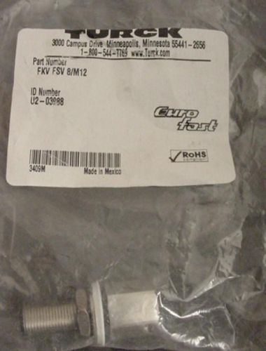 TURCK FKVFSV8/M12 M SERIES CONNECTOR