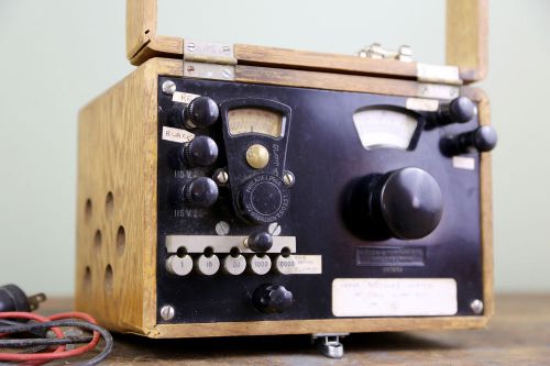 Vintage Leeds &amp; Northrup Potentiometer Indicator Tester Galvanometer Bridge