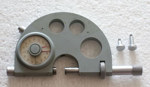Vintage carl zeiss jena indicating micrometer - 0-25mm - ddr #1 for sale