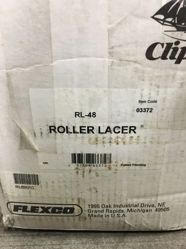 NIB Flexco Clipper RL-48 03372 Roller Lacer, Free Shipping