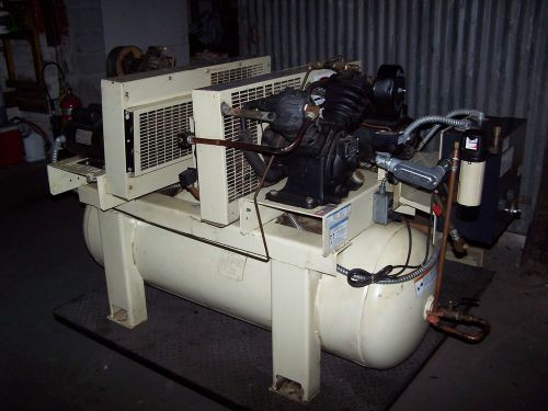 Ingersoll rand 2 hp dual stage air compressor model 2340  80 gallon capacity for sale