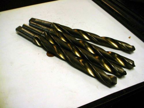 BRAND NEW USA LOT OF 4 PCS 23/32&#034; CARBIDE TIPPED TAPER LENGTH DRILLS FREE SHIP