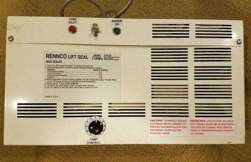 RENNCO Model LS (LS18-120) MEDICAL LIFT SEAL / HEAT SEALER / PACKAGING LIFT SEAL