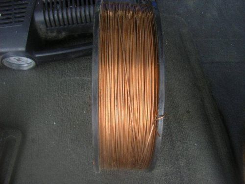 Large spool of welding copper wire .045 14 plus pounds for sale