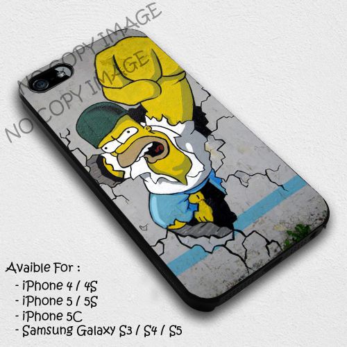 The Homer Simpson Design 1 Iphone Case 5/5S 6/6S Samsung galaxy Case