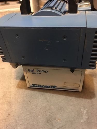 Savant gp100 electrophoresis gel pump or best offer for sale