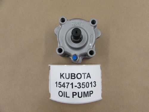 1 NEW GENUINE OEM KUBOTA OIL PUMP PART # 15471-35013