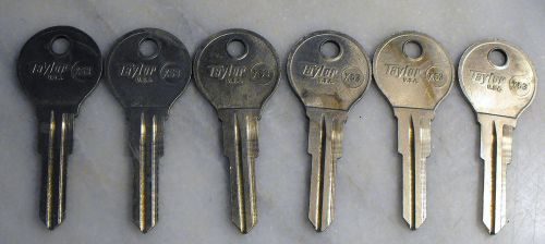 Taylor Key Blanks-- x53 lot of 6 Volkswagen