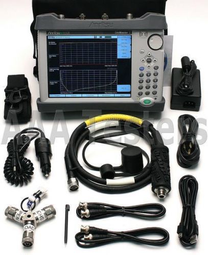 Anritsu Site Master S332E Cable / Antenna &amp; Spectrum Analyzer w/ Opt 10 21 S332