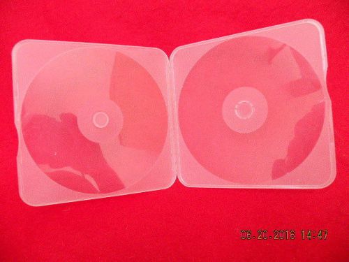 New Premium Super Clear DVD CD Cases, Single hold 1 Disc, SUPER SLIM; 4mm.