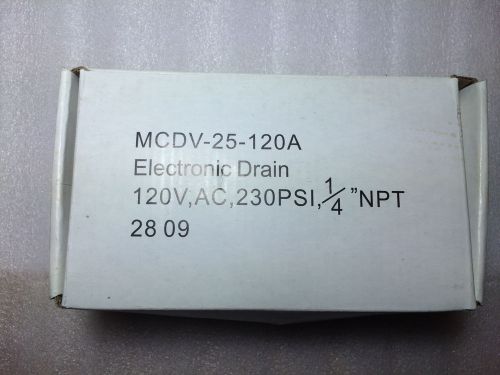 MIDWEST CONTROL ELECTRONIC DRAIN VALVE MCDV-25-120A