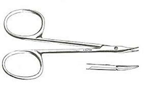 SuperCut Iris Scissors Curved Surgical Instruments 4.5&#034;