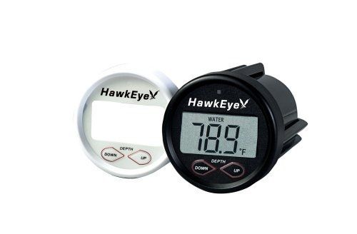 HawkEye D10DX.01T In-Dash Depth Sounder with Air and Water Temperature (Includes