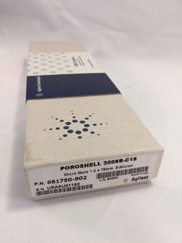 Agilent Poroshell 300SB-C18 NEW factory sealed 1.0x75mm 5-Micron