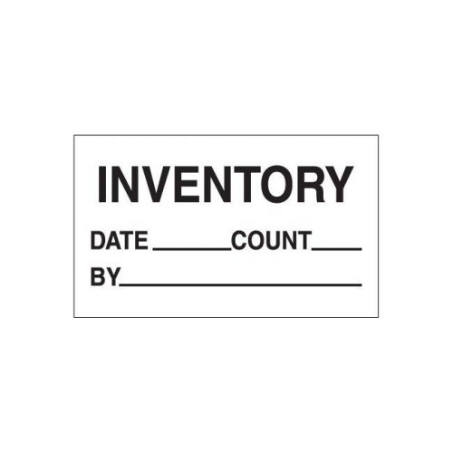 &#034;Tape Logic Labels, &#034;&#034;Inventory - Date - Count - By&#034;&#034;, 3&#034;&#034;x5&#034;&#034;, 500/Roll&#034;