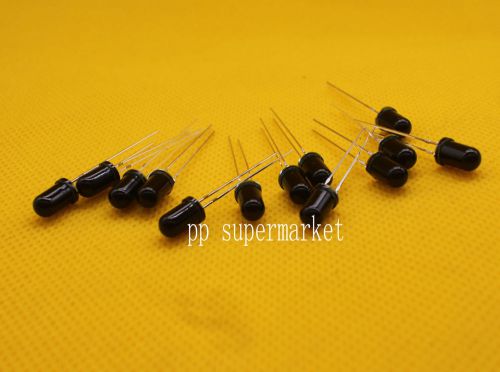 100Pcs 5mm 940nm IR detector sensor Infrared Phototransistor