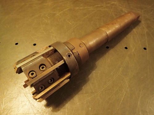 Cleveland Twist Drill 3-1/2&#034; Adjustable Shell Reamer + Morse Taper #5 Shank 5MT