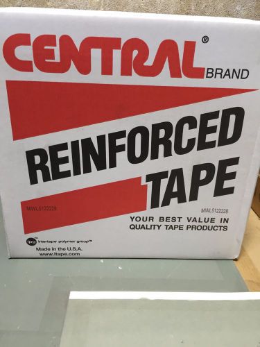 Central 233 Kraft 70mm x 375&#039; Reinforced Sealing Tape (Case of 8 Rolls) gummed