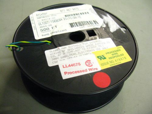 400ft spool weico ul1007/1569csa20(10) hook up wire 18 awg black for sale