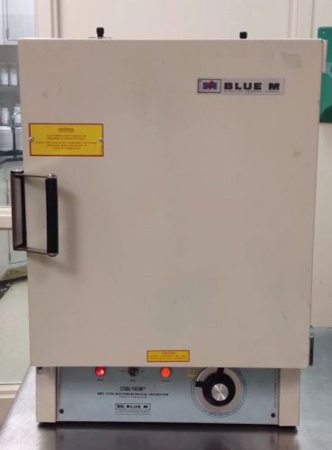 BLUE M STABIL-THERM DRY TYPE BACTERIOLOGICAL INCUBATOR GRAVITY CONVECTION 100A