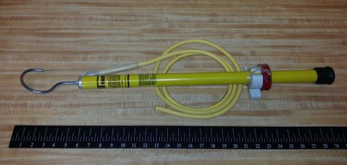 Hastings 1004 Electrostatic Precipitator Capacitor Grounding Tool  YELLOW POLE