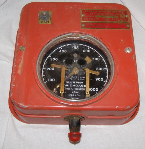 Frank Murphy OPLC-A-200 Pressure Gauge Switch 125VAC, PIlot Duty