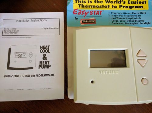Totaline p374-1100 digital thermostat heat cool and heat pump muti-stage single for sale