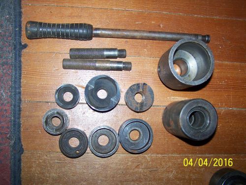 MISC. GREENLEE METAL PUNCH KNOCKOUT PUNCHES, DIES &amp; PARTS