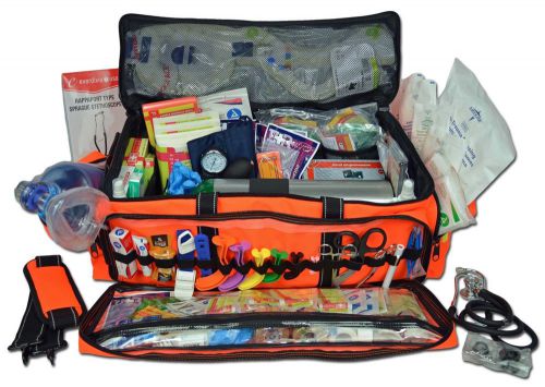 Lightning x o2 medic first responder emt trauma jump bag first aid stocked kit d for sale
