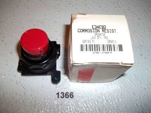 Cutler Hammer E34EB2 Operator Long Button Red