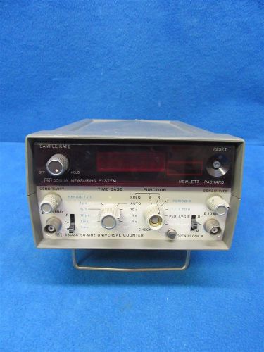 HP Hewlett Packard Model 5302A 50MHz Universal Counter Tested Working