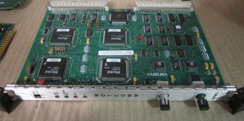 Varian MLC MOTCOMM PCB with front panel part #100010077-02 USED, Working
