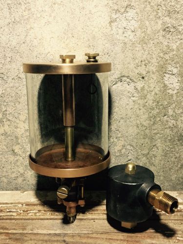 VERY RARE~!  12&#034; Vintage ESSEX Brass Lubricator Hit Miss Engine Oiler Steampunk