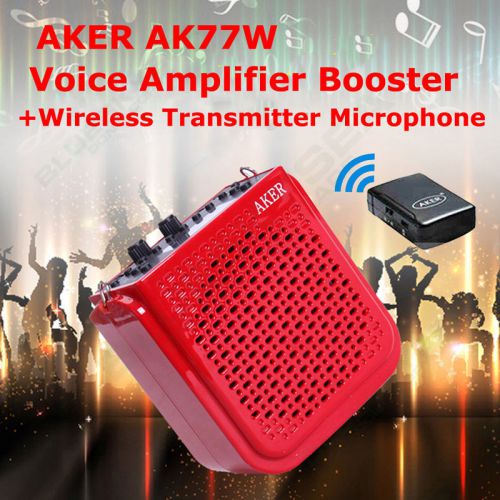 Portable Waistband Voice Amplifier+Wireless Microphone For Teaching Loud Speaker