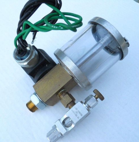 Ldi industries  lube devices adjustable flow lubricator oiler 24v solenoid valve for sale