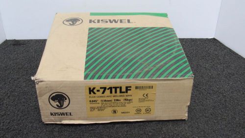 Kiswel k-71tlf flux cored arc welding wire 0.045&#034; (1.14mm) 33lbs for sale