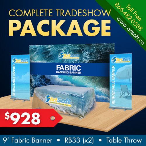 Complete tradeshow package for sale