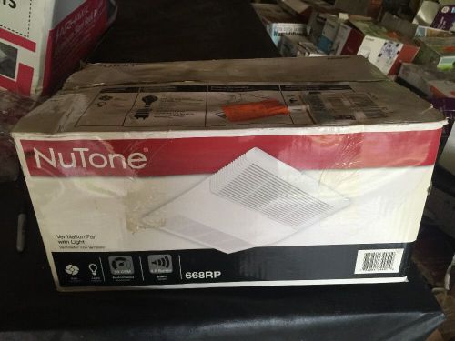 Nutone ventilation fan with light 668rp new in box for sale