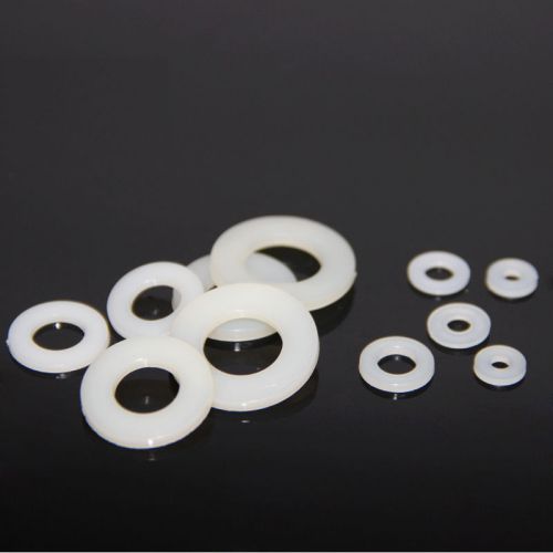 Practical M3(ID) x 8(OD) x 1mm Thick Plastic Nylon Spacer Flat Washers Metric