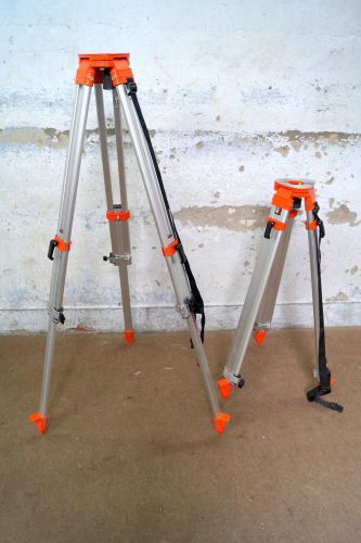 New heavy aluminum quick clamp survey contractor tripod for transit laser level for sale