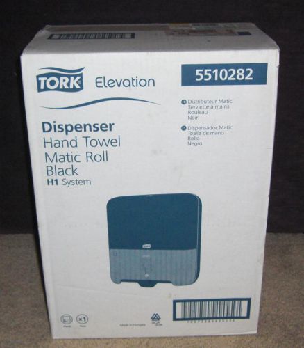 2 Tork Elevation Black Hand Paper Towel Matic Roll Dispenser H1 System 551028A